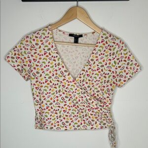 Forever 21 fruit print top